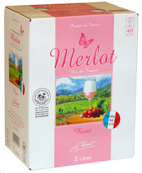 Miniature JL PARSAT  - Wine of France - Rosé Merlot 